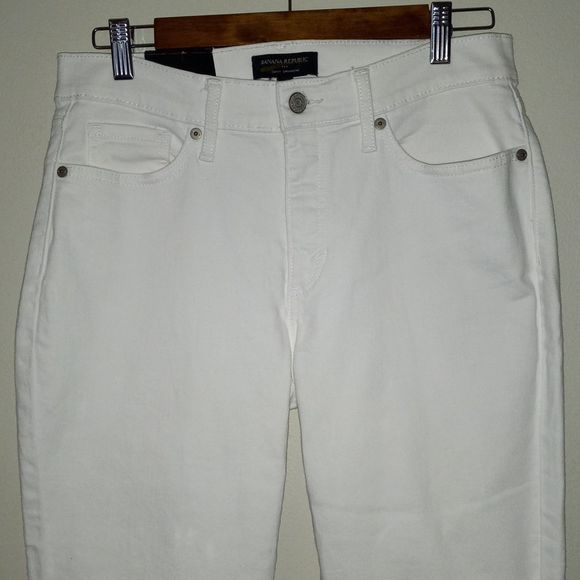 Banana Republic White Women's Jeans - Picture 5 of 14